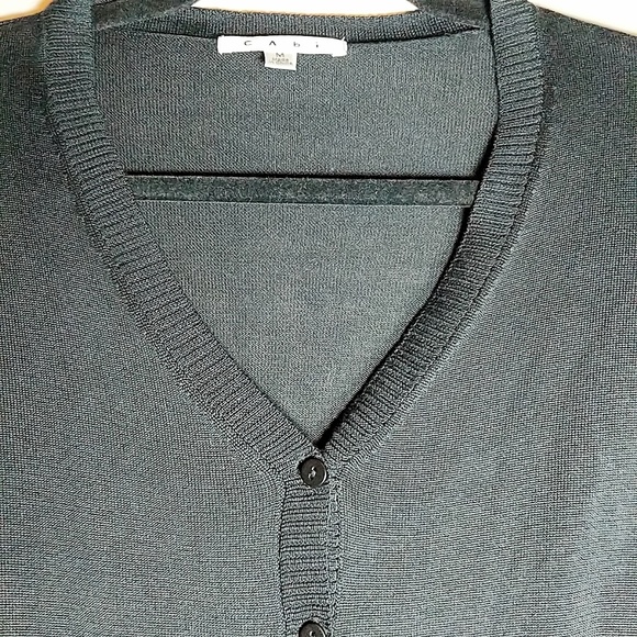 Cabi black button down cardigan size medium - Picture 5 of 8